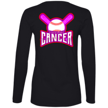 Load image into Gallery viewer, Strike out Cancer Ladies' Lightweight LS T-Shirt
