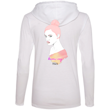 Load image into Gallery viewer, Cancer Girl Power Ladies' LS T-Shirt Hoodie