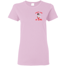 Load image into Gallery viewer, Cancer Girl Power Ladies' 5.3 oz. T-Shirt