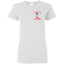 Load image into Gallery viewer, Cancer Girl Power Ladies' 5.3 oz. T-Shirt