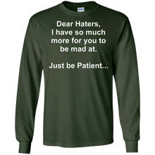 Load image into Gallery viewer, Haters White Text LS Ultra Cotton T-Shirt