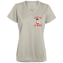 Load image into Gallery viewer, Cancer Girl Power Ladies' Wicking T-Shirt