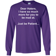 Load image into Gallery viewer, Haters White Text LS Ultra Cotton T-Shirt