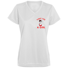 Load image into Gallery viewer, Cancer Girl Power Ladies' Wicking T-Shirt