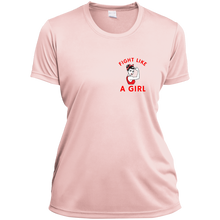 Load image into Gallery viewer, Cancer Girl Power Ladies' Wicking T-Shirt