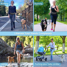 Load image into Gallery viewer, Hands-Free Running Dog Leash Nylon Pet Products Dogs Harness Collar Jogging Lead Adjustable Waist Leashes Traction Belt Rope