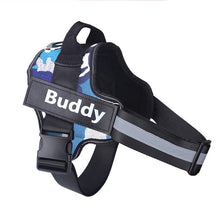 Load image into Gallery viewer, Dog Harness No Pull Reflective Breathable Pet Harness With Name For Dogs Custom Patch Adjustable Outdoor Walking Dog Supplies