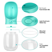 Load image into Gallery viewer, 350/550ML Portable Pet Dog Water Bottle For Small Large Dogs Travel Puppy Cat Drinking Bowl Bulldog Water Dispenser Feeder