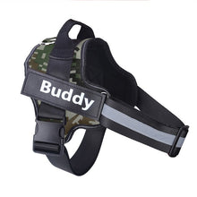 Load image into Gallery viewer, Dog Harness No Pull Reflective Breathable Pet Harness With Name For Dogs Custom Patch Adjustable Outdoor Walking Dog Supplies