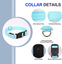 Load image into Gallery viewer, LED Dog Collar USB Rechargeable Bright &amp; High Visibility Lighted Glow Collar for Pet Night Walking Adjustable Luminous Collar