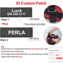 Load image into Gallery viewer, Dog Harness No Pull Reflective Breathable Pet Harness With Name For Dogs Custom Patch Adjustable Outdoor Walking Dog Supplies