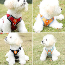 Load image into Gallery viewer, Pet Dog harness No Pull Breathable Reflective Dog harness and Leash Set Adjustable Harness Dog For kitten Puppy Pet accessories