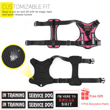 Load image into Gallery viewer, Dog Harness No pull Reflective Tactical Harness Vest for Small Large Pet Dogs Walking Training Outdoor Dog Supplies Free Patches