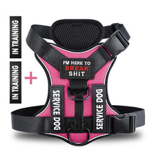 Load image into Gallery viewer, Dog Harness No pull Reflective Tactical Harness Vest for Small Large Pet Dogs Walking Training Outdoor Dog Supplies Free Patches