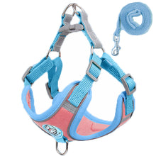 Load image into Gallery viewer, Pet Dog harness No Pull Breathable Reflective Dog harness and Leash Set Adjustable Harness Dog For kitten Puppy Pet accessories