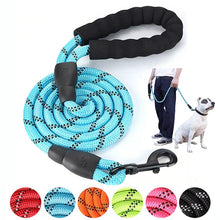 Load image into Gallery viewer, Strong Nylon Dog Leash Labrador French bulldog Harness Leashes  Reflective Leash Training Safety Dog Leashes Ropes 150/200/300cm