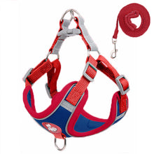Load image into Gallery viewer, Pet Dog harness No Pull Breathable Reflective Dog harness and Leash Set Adjustable Harness Dog For kitten Puppy Pet accessories