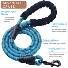Load image into Gallery viewer, Strong Nylon Dog Leash Labrador French bulldog Harness Leashes  Reflective Leash Training Safety Dog Leashes Ropes 150/200/300cm