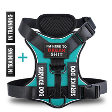 Load image into Gallery viewer, Dog Harness No pull Reflective Tactical Harness Vest for Small Large Pet Dogs Walking Training Outdoor Dog Supplies Free Patches