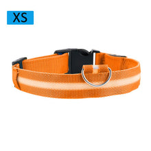 Load image into Gallery viewer, LED Glowing Dog Collar Luminous Collar Adjustable Dog Night Light Collar Pet Safety Collar For Small Dogs Cat Dog Accessories