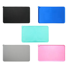 Load image into Gallery viewer, Waterproof Pet Feeding Mat for Dog Cat Silicone Pet Food Pad Pet Bowl Drinking Mat Dog Placemat Easy Washing Pet Bowl Cushion