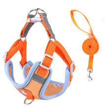 Load image into Gallery viewer, Pet Dog harness No Pull Breathable Reflective Dog harness and Leash Set Adjustable Harness Dog For kitten Puppy Pet accessories