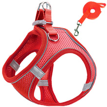 Load image into Gallery viewer, Pet Dog harness and leash set Reflective Breathable Harness Dog Adjustable Comfort Puppy harness outdoors travel Pet Supplies