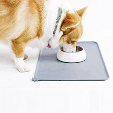 Load image into Gallery viewer, Waterproof Pet Feeding Mat for Dog Cat Silicone Pet Food Pad Pet Bowl Drinking Mat Dog Placemat Easy Washing Pet Bowl Cushion