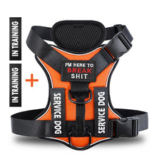 Load image into Gallery viewer, Dog Harness No pull Reflective Tactical Harness Vest for Small Large Pet Dogs Walking Training Outdoor Dog Supplies Free Patches