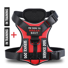 Load image into Gallery viewer, Dog Harness No pull Reflective Tactical Harness Vest for Small Large Pet Dogs Walking Training Outdoor Dog Supplies Free Patches