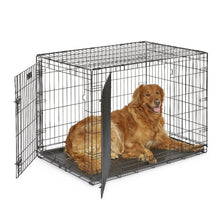 Load image into Gallery viewer, MidWest Homes For Pets Double Door Folding Metal Dog Crate Medium Toy XS XL Intermediate Large Dog Cage ( 24" 30" 36" 42" 48" )