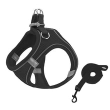 Load image into Gallery viewer, Pet Dog harness and leash set Reflective Breathable Harness Dog Adjustable Comfort Puppy harness outdoors travel Pet Supplies