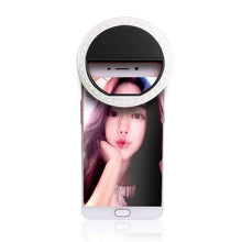 Load image into Gallery viewer, Selfie Portable Flash Led Camera Phone Photography Ring Light Enhancing Photography for iPhone Samsung Pink