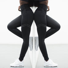 Load image into Gallery viewer, High Elastic Fitness Sport Leggings Tights Slim Running Sportswear Sports Pants Women Yoga Pants Quick Drying Training Trousers