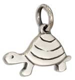 Load image into Gallery viewer, Sterling Silver Turtle Charm
